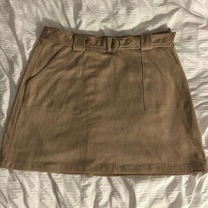 Suede Skirt